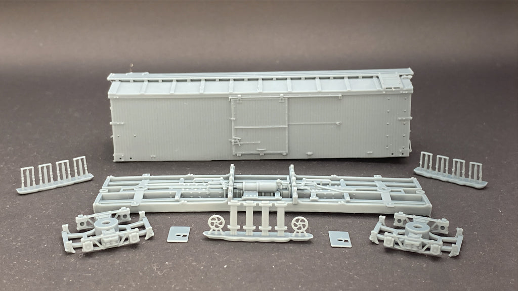 Gato Model Works HOn3 D&RGW 3000 Series Box Car Kit - Camel Door or Economy Door