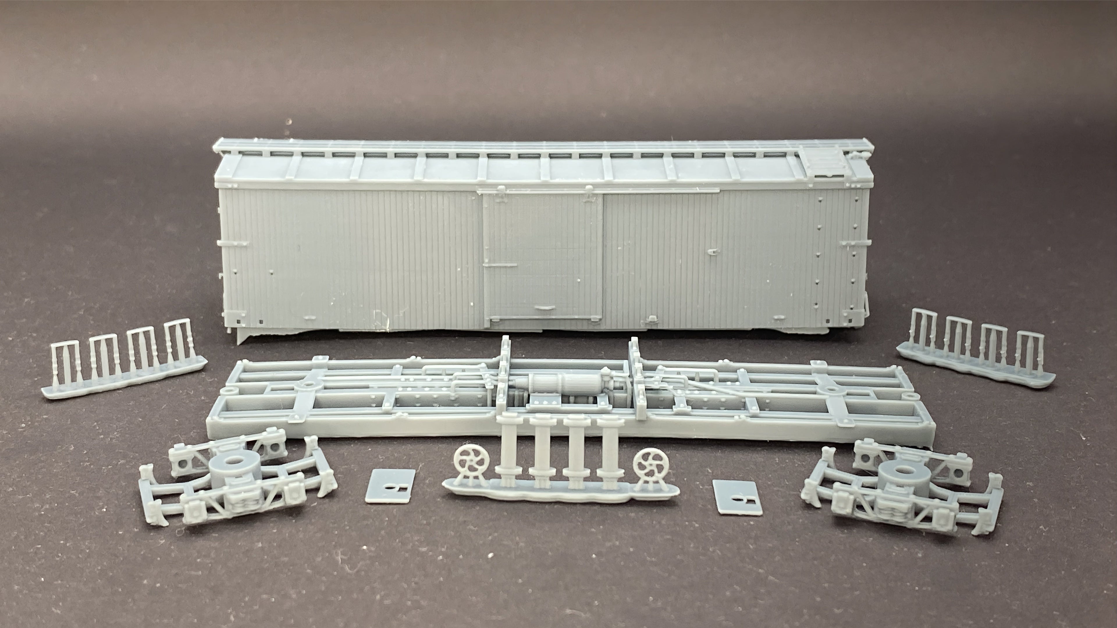 Gato Model Works HOn3 D&RGW 3000 Series Box Car Kit - Camel Door or Economy Door