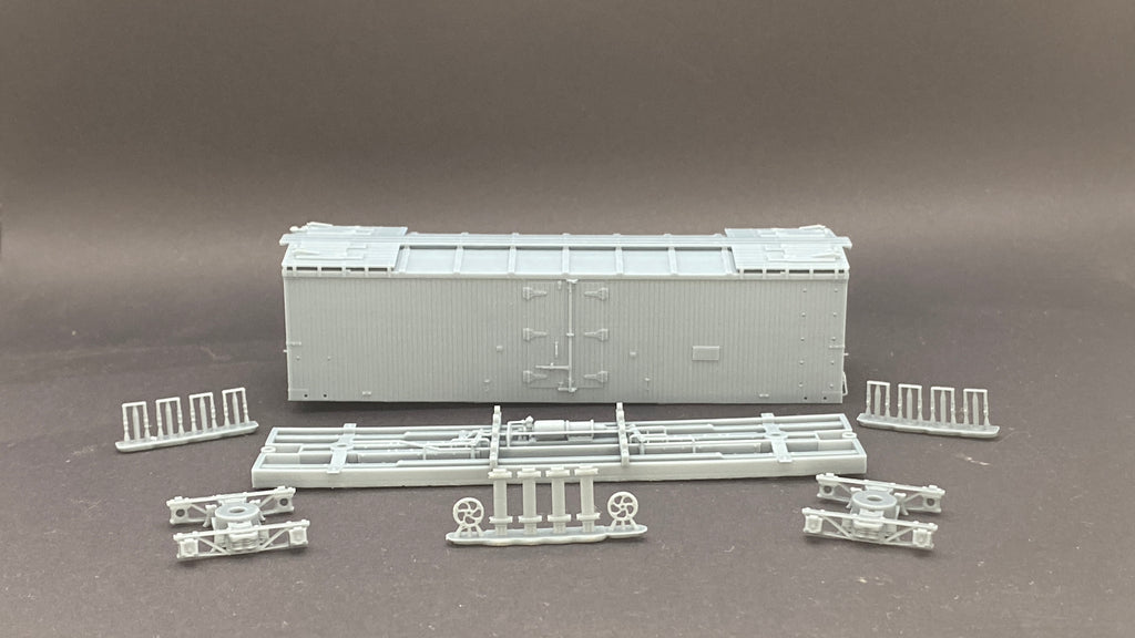 Gato Model Works HOn3 D&RGW 30ft Refrigerator Car Kit