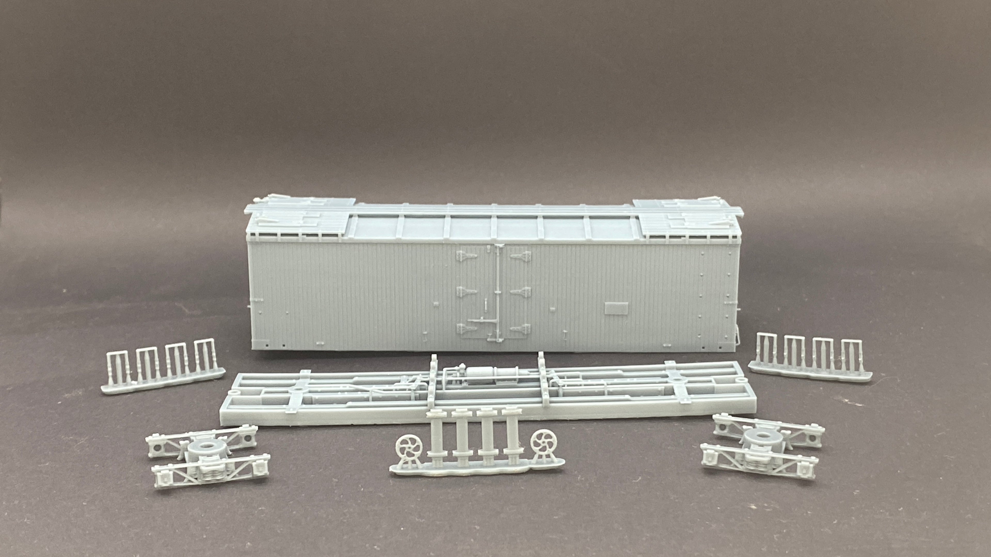 Gato Model Works HOn3 D&RGW 30ft Refrigerator Car Kit