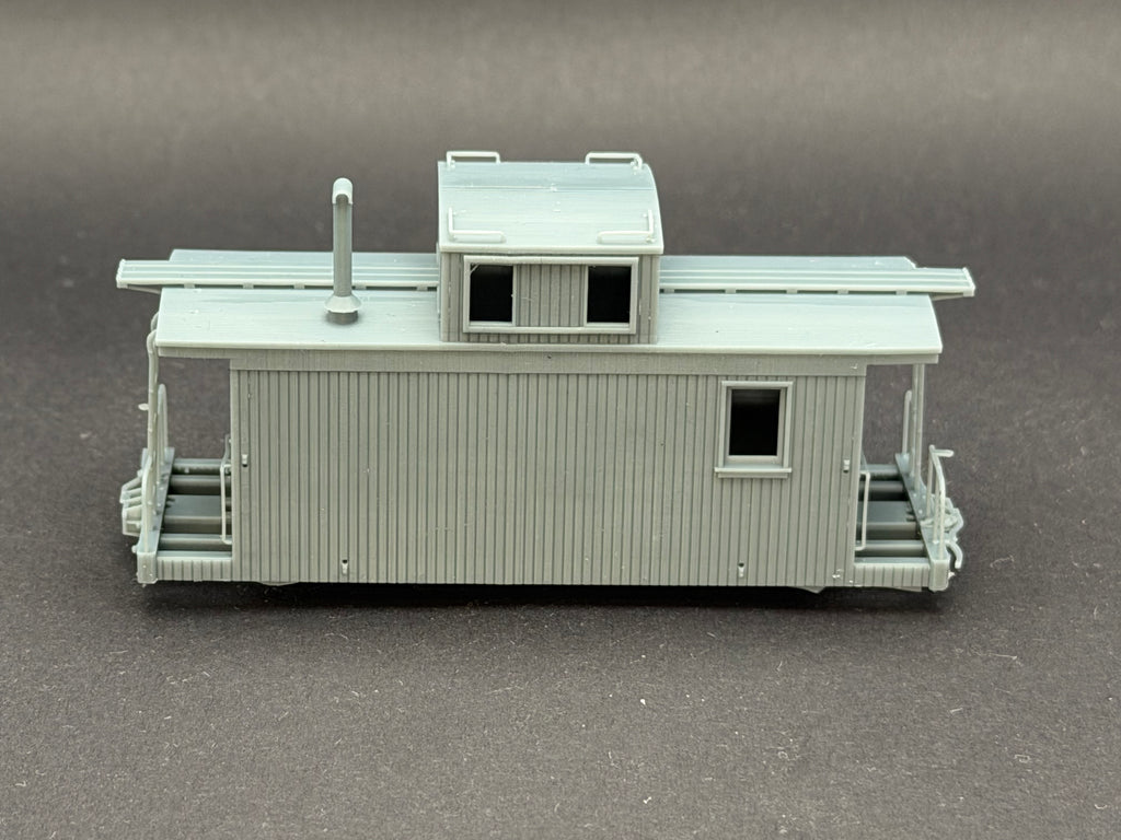 Gato Model Works HOn3 D&RGW Short Caboose Kit - Optional Interior