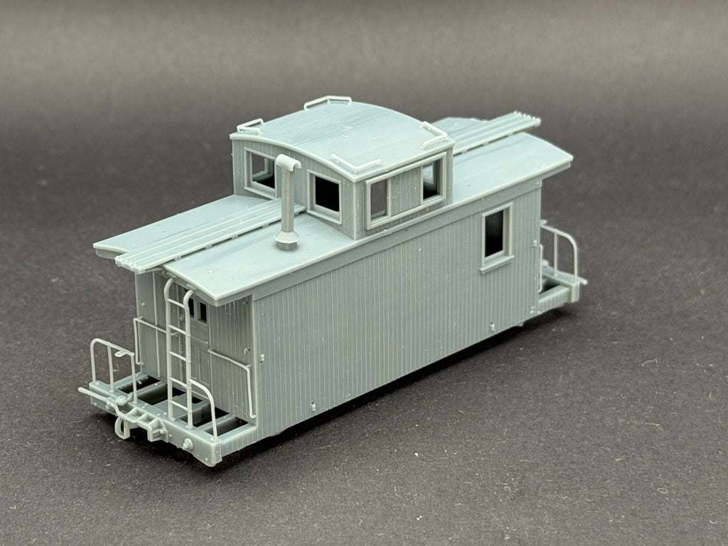 Gato Model Works HOn3 D&RGW Short Caboose Kit - Optional Interior