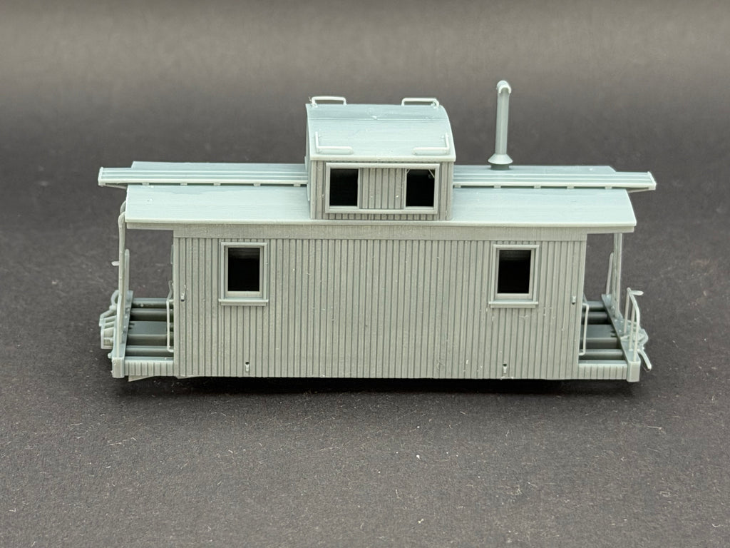 Gato Model Works HOn3 D&RGW Short Caboose Kit - Optional Interior