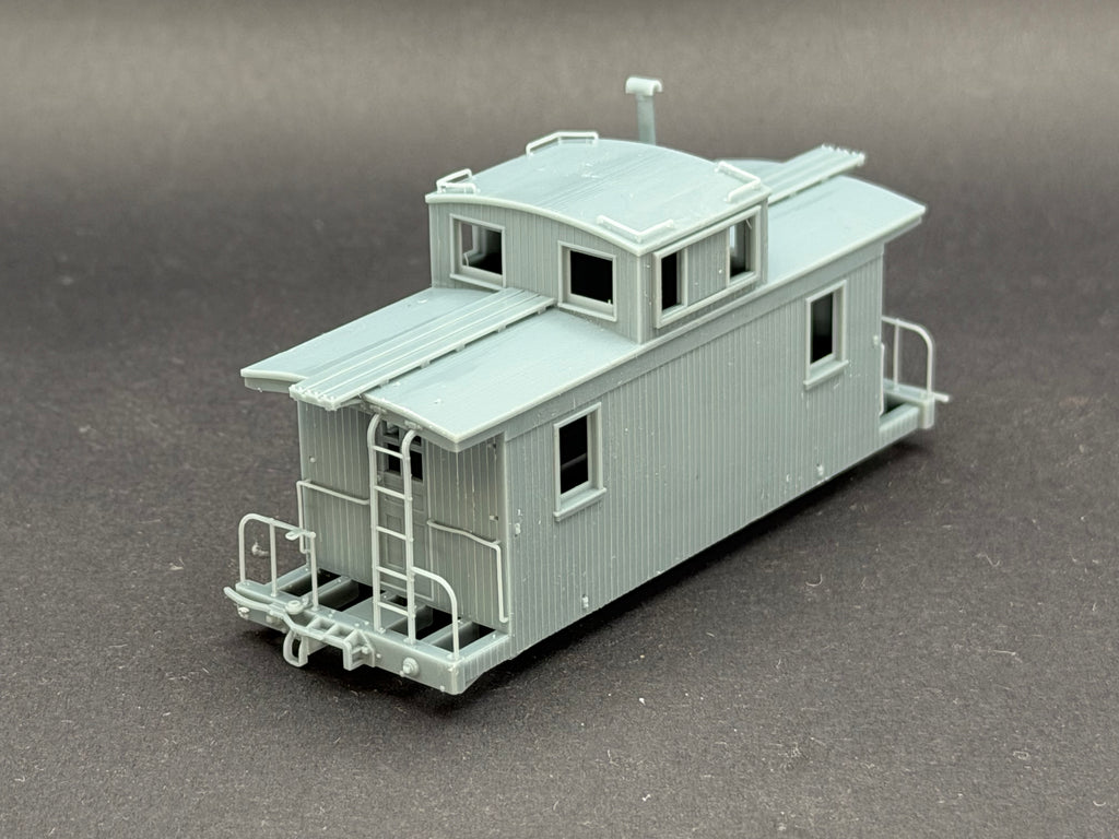 Gato Model Works HOn3 D&RGW Short Caboose Kit - Optional Interior