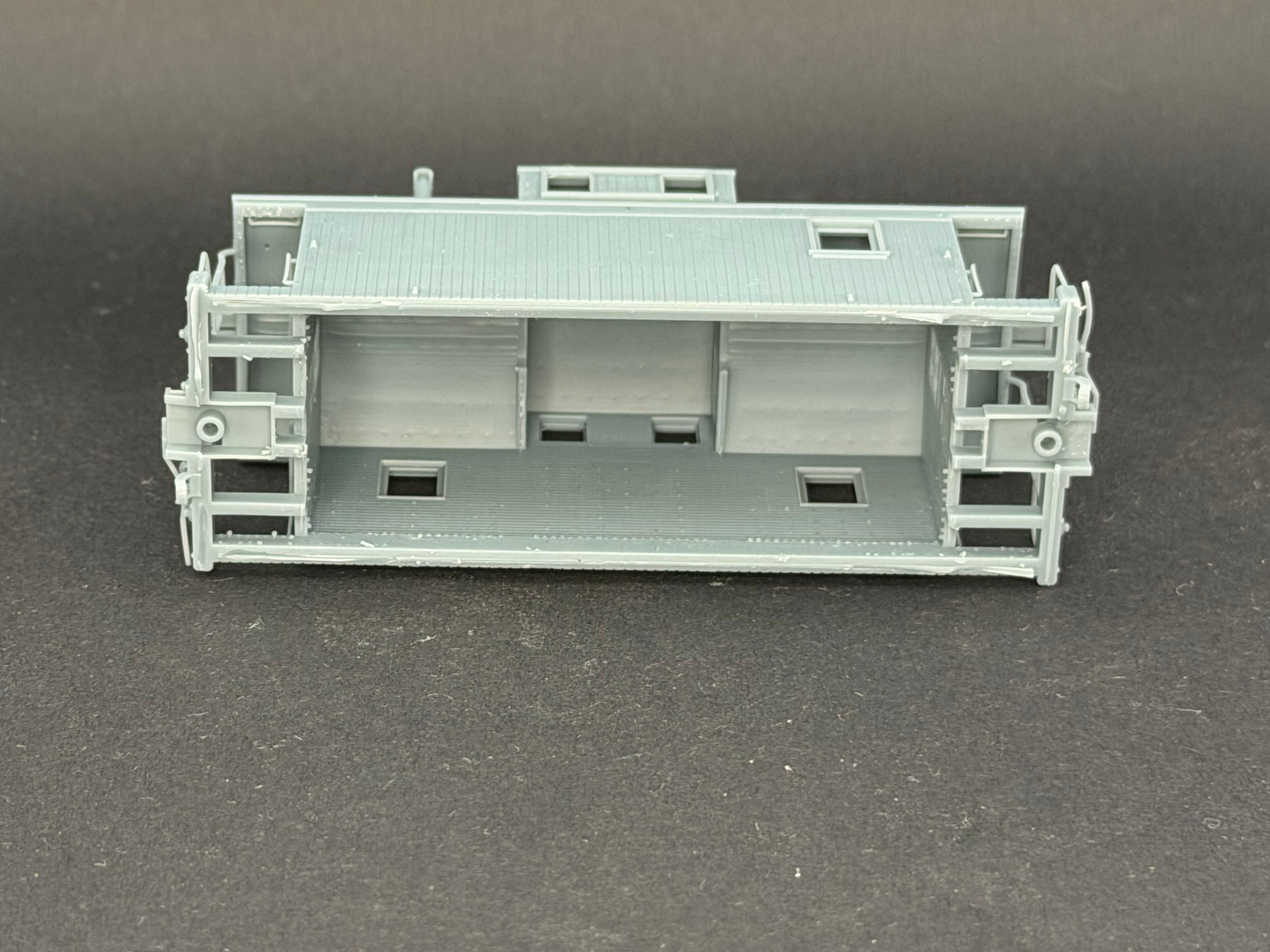 Gato Model Works HOn3 D&RGW Short Caboose Kit - Optional Interior