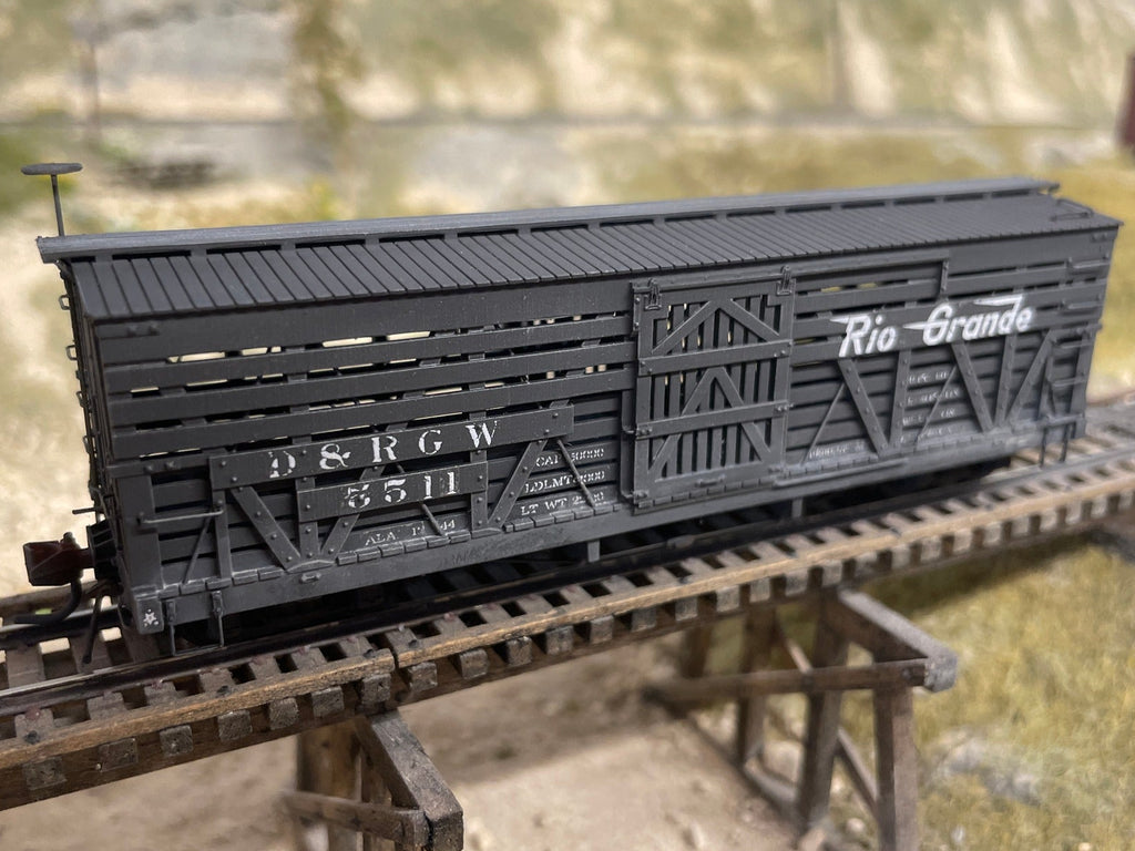 Gato Model Works HOn3 D&RGW 5500 Series Stock Car Kit - 1945 or 1926 Variants
